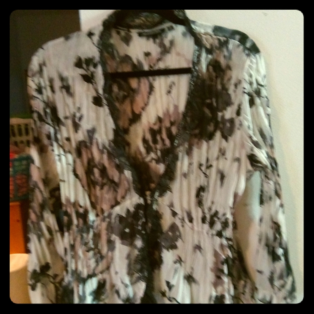 Black and White blouse